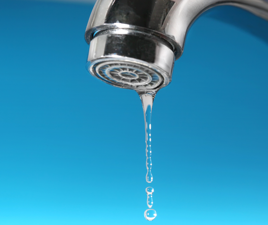 A leaky tap is reducing a home’s plumbing efficiency.